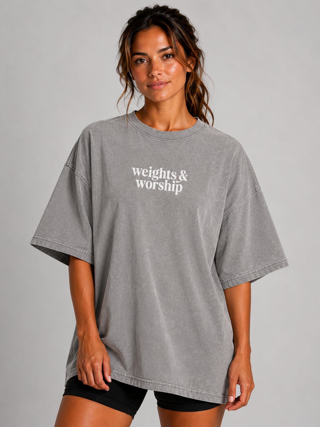Weights & Worship™ Vintage Heavy Tee – (Pre-Sale)